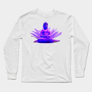 Purple Buddha Long Sleeve T-Shirt